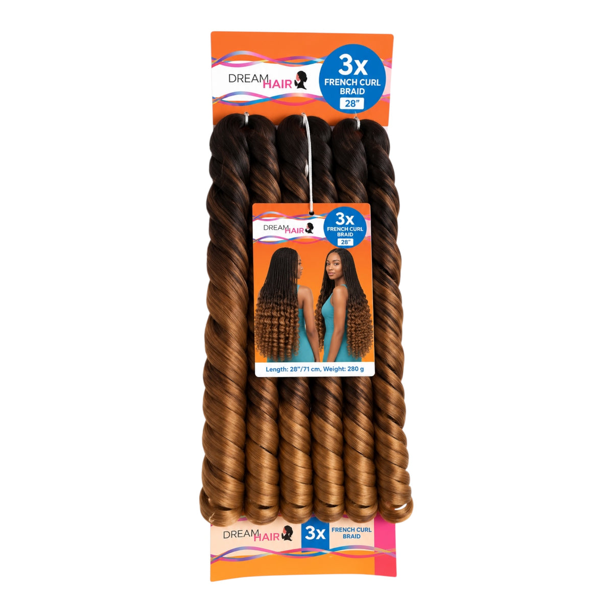 Dream Hair French Curl Braid Kunsthaar 22''  150 g