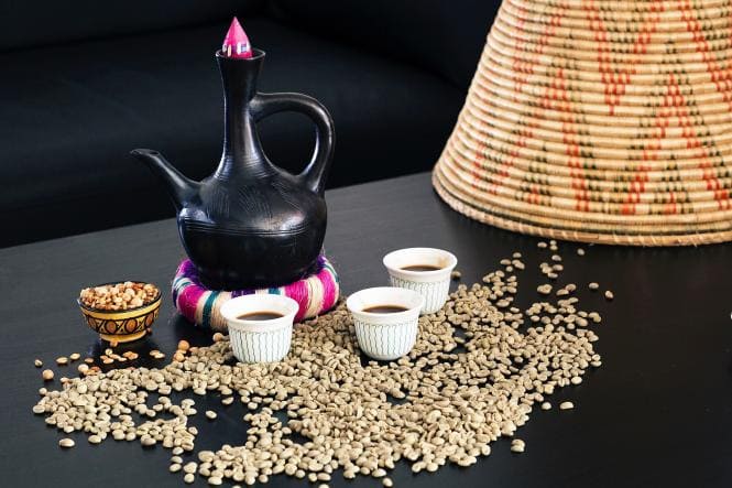 Jebena coffee pot