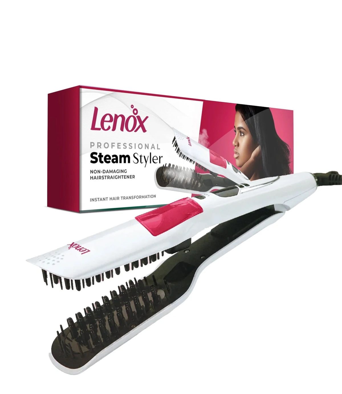 Lenox Steam Hair Straightener with comb