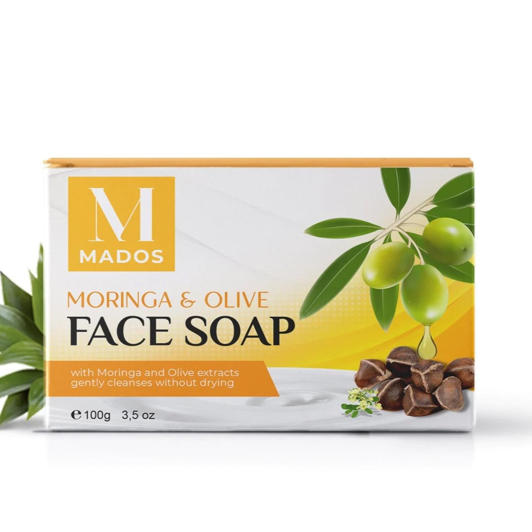 Mados - Moringa and olive Face soap 100g