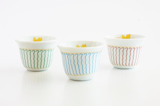 Kaffeetassen 12 Stk - (grün) / Coffee Cup 12pcs (Green) / ፍንጃል - ቀጠልያ 12 ሓባ