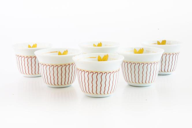 Kaffeetassen 12 Stk - (grün) / Coffee Cup 12pcs (Green) / ፍንጃል - ቀጠልያ 12 ሓባ